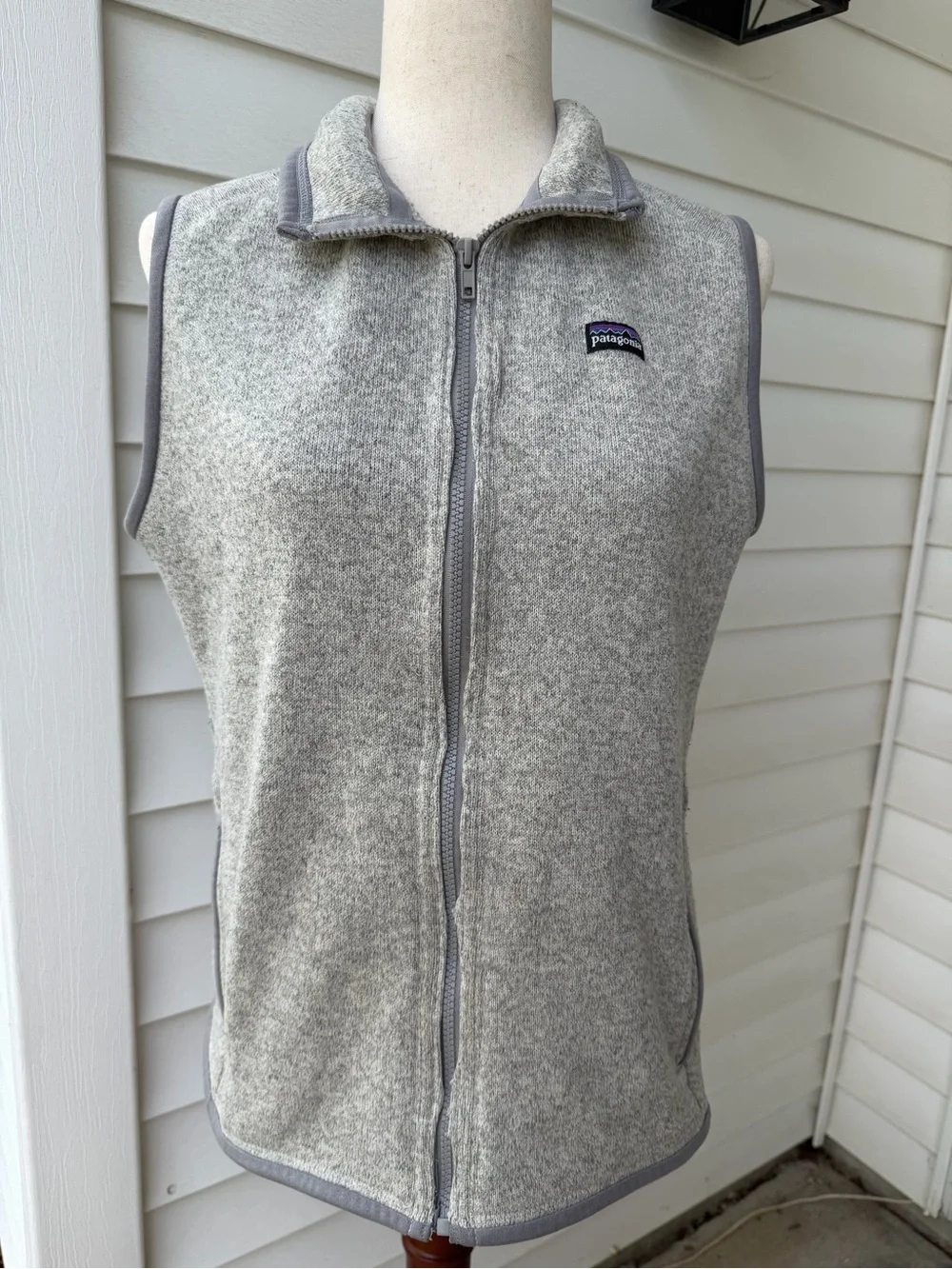 Patagonia Women's Better Sweater Vest - Heathered Gray - Size L - 100% Polyester